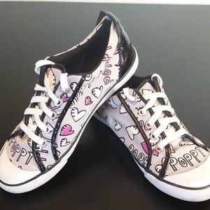 Coach Poppy Barrett Grey Sneakers 8B